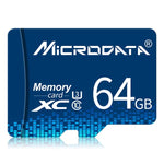 MICRODATA 64GB U3 青 TF（Micro SD）メモリーカード、64GB
