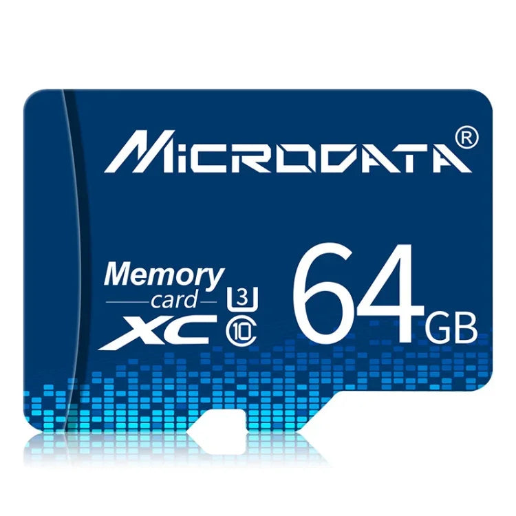 MICRODATA 64GB U3 青 TF（Micro SD）メモリーカード、64GB