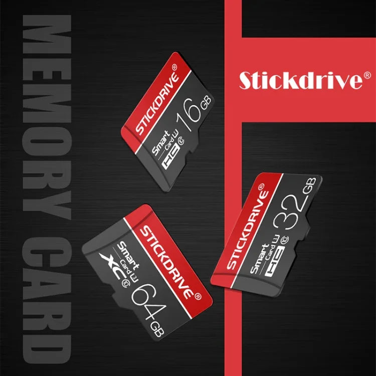 STICKDRIVE 128GB U3 ホワイトライン レッド＆ブラック TF(Micro SD) メモリーカード, 128GB