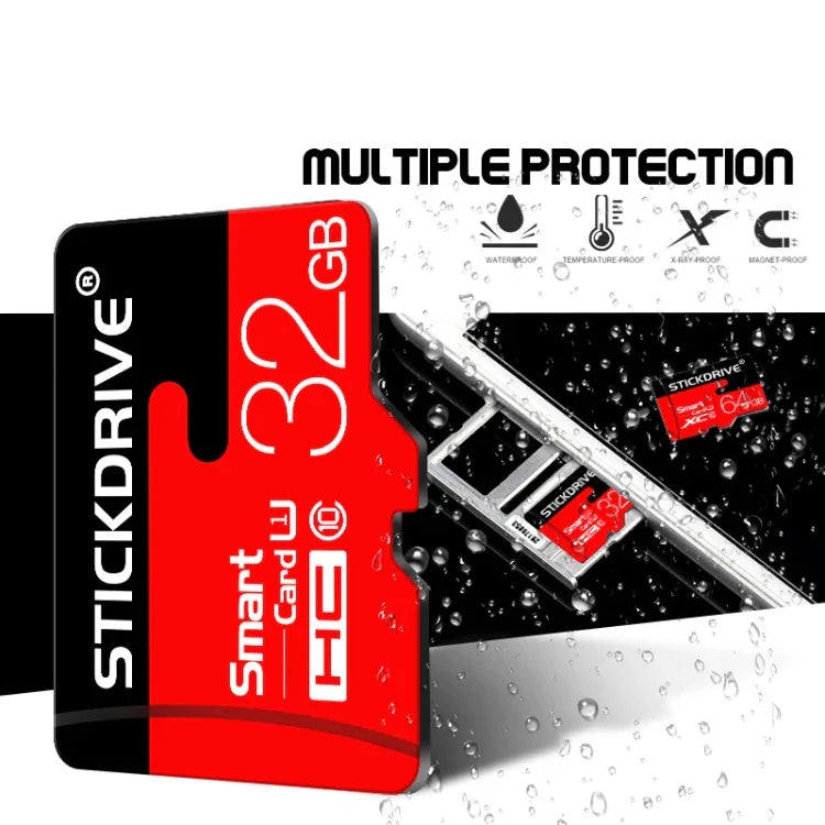 Stickdrive 128GB ハイスピード クラス10 Micro SD(TF) メモリーカード, 128GB