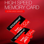 Stickdrive 128GB ハイスピード クラス10 Micro SD(TF) メモリーカード, 128GB