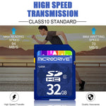 Microdrive 32GB 高速クラス10 SDメモリーカード、すべてのデジタル機器用、SDカードスロット対応、32GB