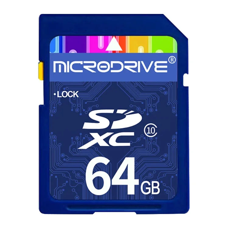 Microdrive 64GB 高速クラス10 SDメモリーカード、すべてのデジタル機器用、SDカードスロット対応、64GB