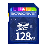 Microdrive 128GB 高速クラス10 SDメモリーカード、すべてのデジタル機器用、SDカードスロット対応、128GB