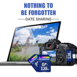 Microdrive 128GB 高速クラス10 SDメモリーカード、すべてのデジタル機器用、SDカードスロット対応、128GB
