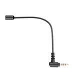 BOYA BY-UM4 3.5mmインターフェースプラグ ライブショー用 全指向性コンデンサーマイク ミニフレキシブルマイク iPhone、Galaxy、Huawei、LGおよびその他スマートフォン対応
