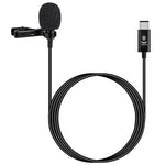 YICHUANG YC-LM10 USB-C / Type-C インテリジェントノイズリダクションコンデンサラベリアマイク、ケーブル長: 1.5m、YC-LM10