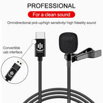 YICHUANG YC-LM10 USB-C / Type-C インテリジェントノイズリダクションコンデンサラベリアマイク、ケーブル長: 1.5m、YC-LM10