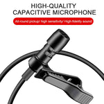 YICHUANG YC-LM10 USB-C / Type-C インテリジェントノイズリダクションコンデンサラベリアマイク、ケーブル長: 1.5m、YC-LM10