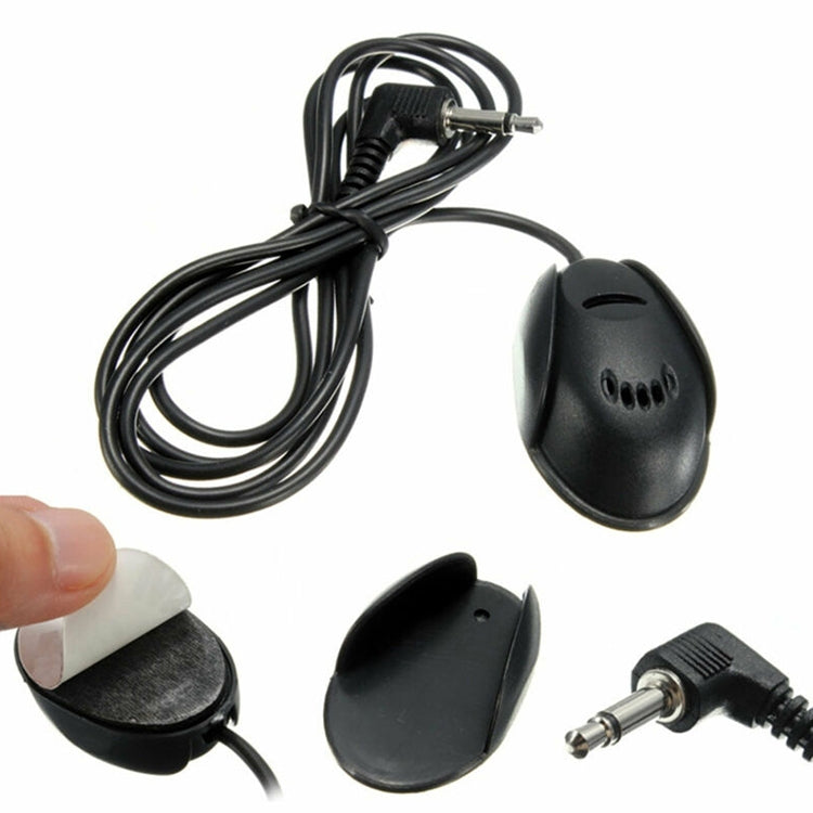 ZJ010MR モノラル 2.5mm 角度ヘッドプラグ 車載ナビゲーションGPSスピーカー 外付け貼付け型 Bluetoothマイクロフォン、長さ: 3m、2.5mm