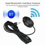 ZJ010MR モノラル 2.5mm 角度ヘッドプラグ 車載ナビゲーションGPSスピーカー 外付け貼付け型 Bluetoothマイクロフォン、長さ: 3m、2.5mm
