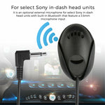 ZJ010MR モノラル 2.5mm 角度ヘッドプラグ 車載ナビゲーションGPSスピーカー 外付け貼付け型 Bluetoothマイクロフォン、長さ: 3m、2.5mm