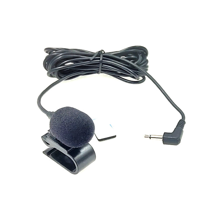 ZJ025MR 貼り付けクリップオン ラベリアモノマイクロフォン 車用GPS / Bluetooth対応オーディオ DVD外部マイク、ケーブル長: 3m、90度エルボー 3.5mmジャック、エルボー 3.5mmジャック モノ
