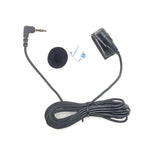 ZJ025MR 貼り付けクリップオン ラベリアステレオマイクロフォン 車用GPS / Bluetooth対応オーディオ DVD外部マイク、ケーブル長: 3m、90度エルボー 2.5mmジャック、エルボー 2.5mmジャック ステレオ