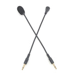 ZJ033MR-03 19cm モノラル 3.5mm 直線プラグ ゲーミングヘッドセット サウンドカード ライブマイクロフォン、17cm モノラル直線プラグ