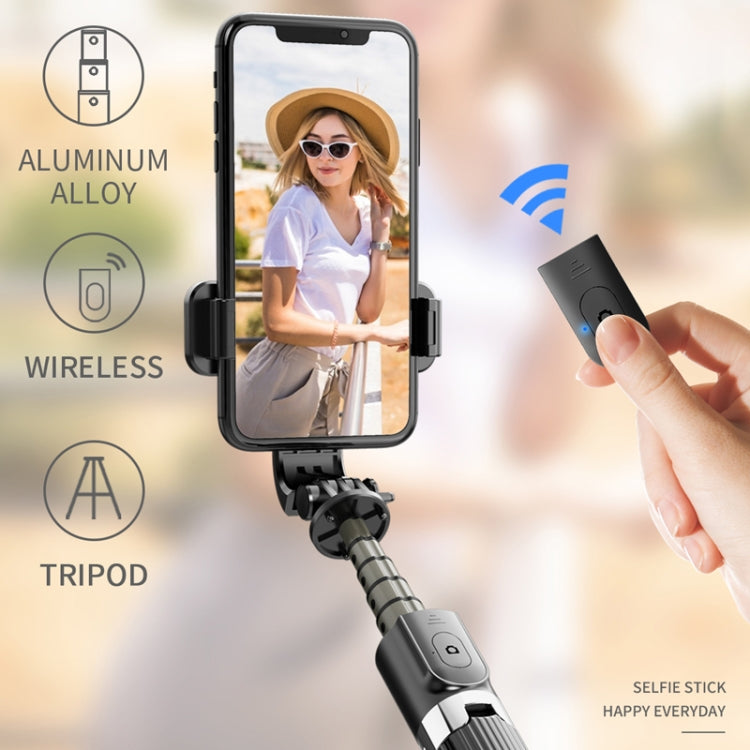 L03 アルミ合金折りたたみ式 Bluetooth 三脚セルフィースティック、L03 ホワイト、L03 ブラック