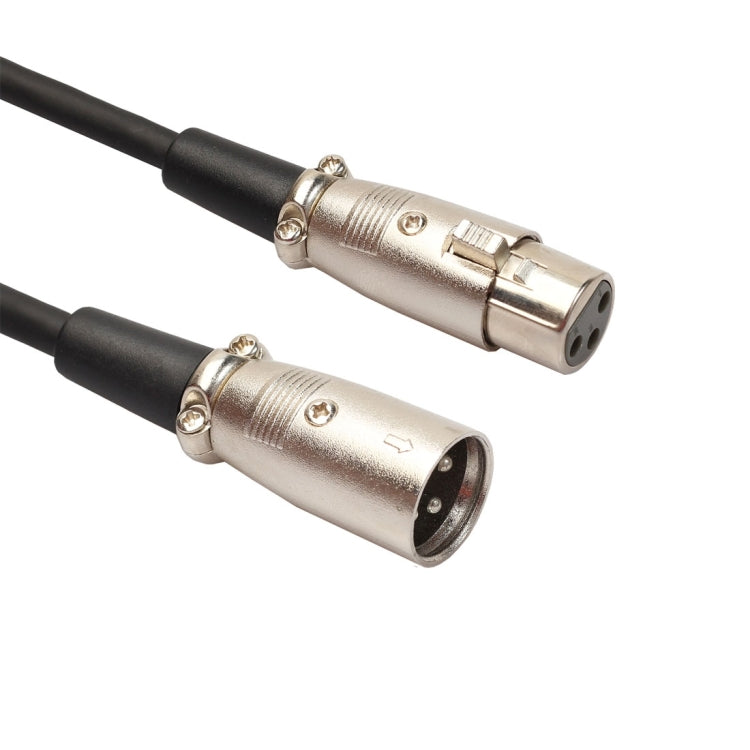 5m 3ピン XLR オス to XLR メス マイクロフォンケーブル、長さ: 5m