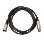 5m 3ピン XLR オス to XLR メス マイクロフォンケーブル、長さ: 5m