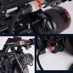 5m 3ピンXLRオスからXLRメス MICシールドケーブル マイク用オーディオコード、長さ：5m（レッド）