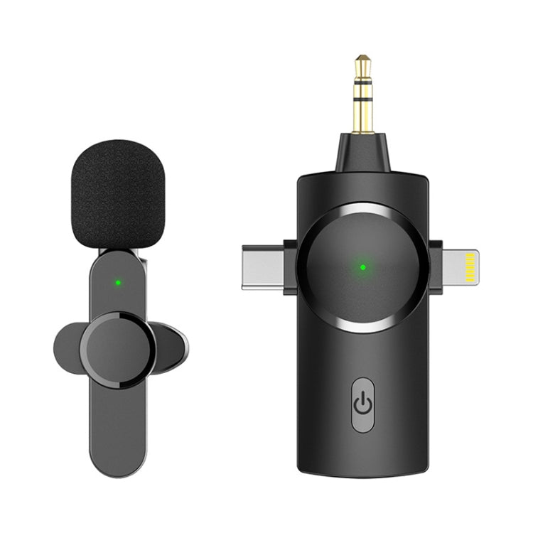AP031-1 3-in-1 ノイズリダクションラベリアワイヤレスマイク、AP031-1