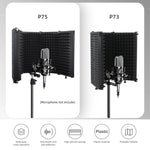 XTUGA P75折りたたみ式録音用マイク隔離シールド、P75