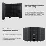 XTUGA P75折りたたみ式録音用マイク隔離シールド、P75