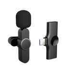 Type-C / USB-C インターフェース ライブ放送用ワイヤレスラベリアマイクロフォン Type-C