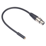 TC227K18-03 3.5mmメスからXLRメス オーディオケーブル 長さ: 0.3m 3.5mmメスからXLRメス