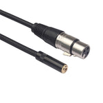 TC227K18-03 3.5mmメスからXLRメス オーディオケーブル 長さ: 0.3m 3.5mmメスからXLRメス