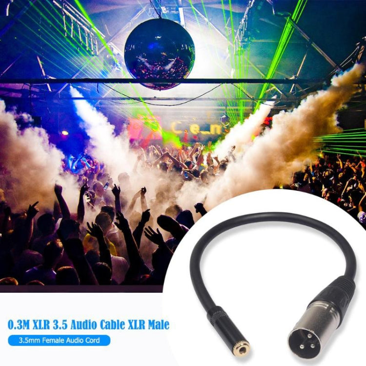 TC227K18-03 3.5mmメスからXLRメス オーディオケーブル 長さ: 0.3m 3.5mmメスからXLRメス