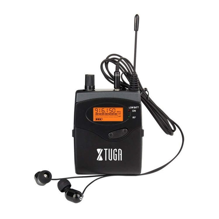 XTUGA RW2080 UHFワイヤレスステージシンガーインイヤーモニターシステム シングルボディパックレシーバー、RW2080レシーバーボディパック