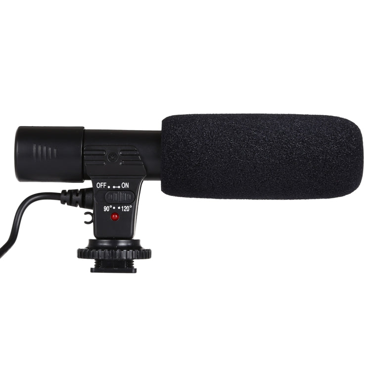 MIC-02 30-18000Hz 高音質ステレオマイクロフォン スマートフォン用、ケーブル長：28cm