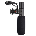 MIC-02 30-18000Hz 高音質ステレオマイクロフォン スマートフォン用、ケーブル長：28cm