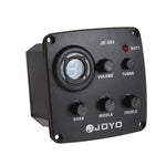 JOYO JE-303 ギターピックアップ 3バンドEQ プリアンプ チューナーピックアップ イコライザー チューニング機能付き, JE-303