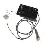 JOYO JE-307 ギターピックアップ 5バンドイコライザー フォークギターEQ アコースティックギター用ピックアップ プリアンプ 電子デジタルチューナー, JE-307
