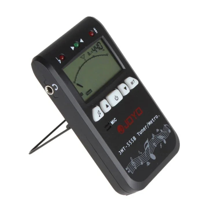 JOYO JMT-555B メトロノームチューナー クロマチックデジタルLCDバックライト付き トーンジェネレーター 3-in-1キット ギター・バイオリン・ウクレレ用, JMT-555B