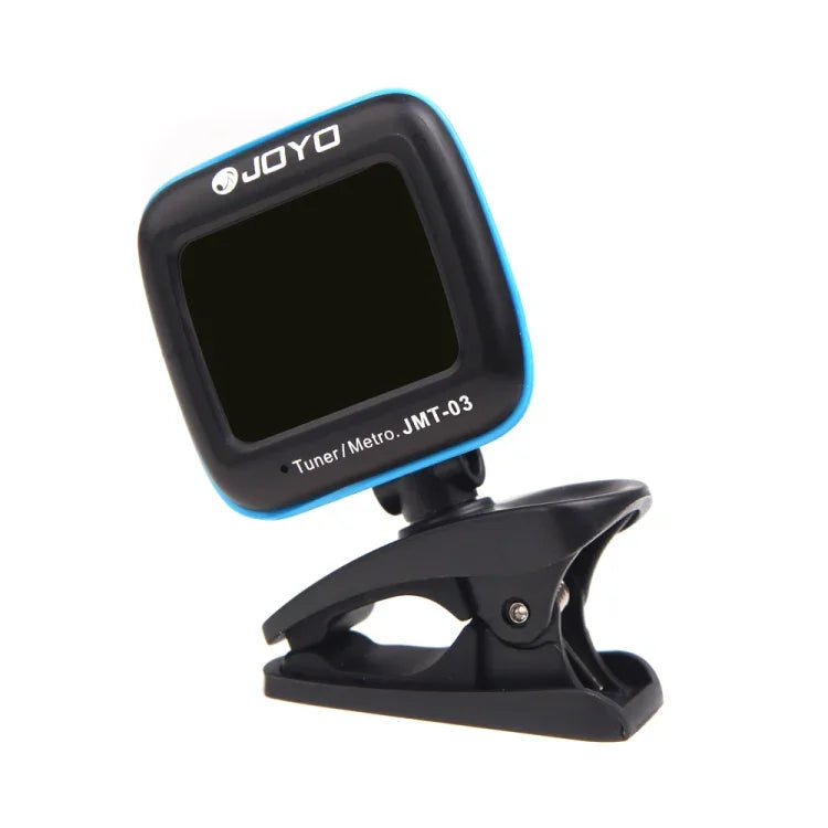 JOYO JMT-03 ポータブルクリップ式ギターチューナー メトロノーム MICおよびCLIPチューニングモード対応 2-in-1 360度回転 ギター バイオリン ウクレレ用, JMT-03