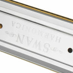 Swan SW24-12A 24穴両面ハーモニカ 初心者向けポリフォニックボックス 大人 子供 初心者 演奏用, SW24-12A 24穴ポリフォニックハーモニカ