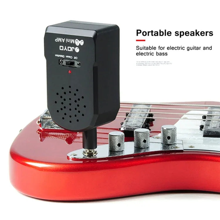 JOYO JA-01 2W大音量ギターアンプ ミニポータブルエレキギター・ベーススピーカー（ディストーション音色付き）、MP3／イヤホン対応、JA-01