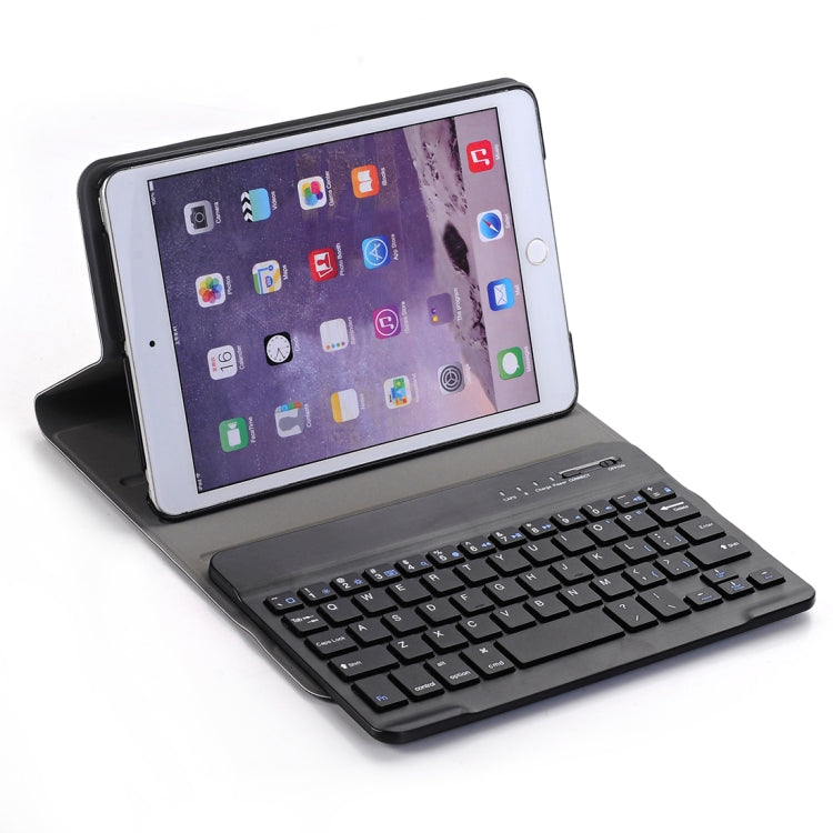 A03 iPad mini 3 / 2 / 1用 ユニバーサル 超薄型 ABS 横開きタブレットケース + Bluetoothキーボード