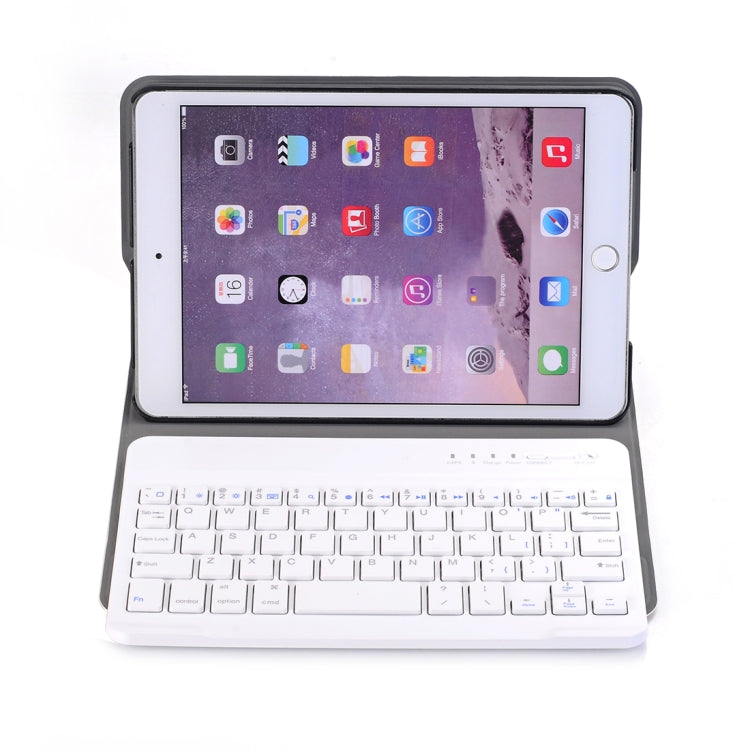 A03 iPad mini 3 / 2 / 1用 ユニバーサル 超薄型 ABS 横開きタブレットケース + Bluetoothキーボード