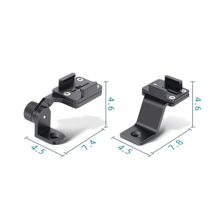 RUIGPRO バイクハンドルバー合金スマホブラケット GoPro / Insta360 / DJI OSMO スポーツカメラ対応