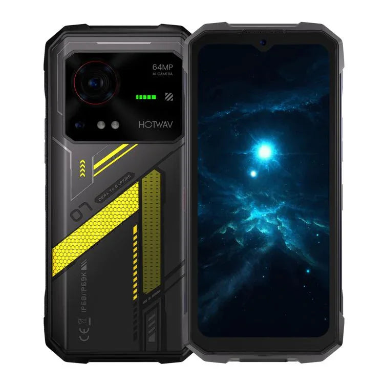 HOTWAV Hyper 7 耐衝撃スマホ、8GB+256GB、10800mAh、6.6インチ、Android 14、MediaTek Dimensity 7050 5G、ネットワーク：5G、OTG、NFC