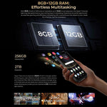 HOTWAV Hyper 7 耐衝撃スマホ、8GB+256GB、10800mAh、6.6インチ、Android 14、MediaTek Dimensity 7050 5G、ネットワーク：5G、OTG、NFC
