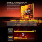 HOTWAV Hyper 7 耐衝撃スマホ、8GB+256GB、10800mAh、6.6インチ、Android 14、MediaTek Dimensity 7050 5G、ネットワーク：5G、OTG、NFC