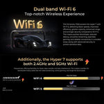 HOTWAV Hyper 7 耐衝撃スマホ、8GB+256GB、10800mAh、6.6インチ、Android 14、MediaTek Dimensity 7050 5G、ネットワーク：5G、OTG、NFC