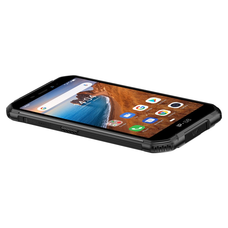 IP68/IP69K防水防塵耐衝撃、顔認証、4000mAhバッテリー、5.0インチAndroid 9.0 MTK6580A/W クアッドコア最大1.3GHz、ネットワーク：3G、Armor X6 2GB+16GB