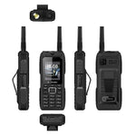 防水・耐衝撃・防塵、2400mAhバッテリー、2.2インチ、21キー、LED懐中電灯、FM、クアッドSIM、アンテナ付き