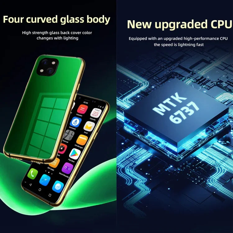 赤外線顔認証、3.46インチ Android 6.0 MTK6737 クアッドコア 最大1.1GHz、BT、WiFi、FM、ネットワーク：4G、GPS、デュアルSIM、3GB+64GB