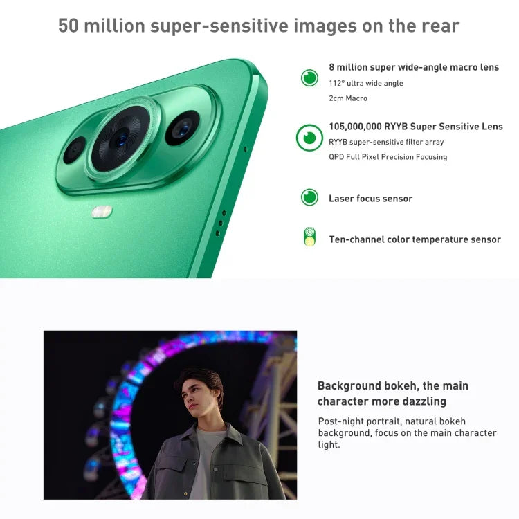 デュアル背面カメラ、画面内指紋認証、6.7インチ HarmonyOS Qualcomm Snapdragon 778G 4G オクタコア 最大2.4GHz、ネットワーク：4G、OTG、NFC、Google Play非対応、nova 11 256GB